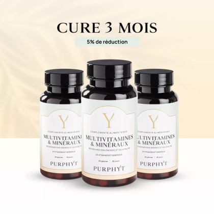 Multivitamines et Minéraux | Cure 3 mois