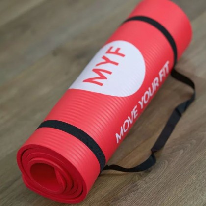 Tapis de fitness et yoga - Rouge framboise - NEW